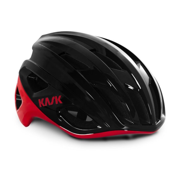 Capacete de ciclismo kask modelo mojito cubed wg11 preto e vermelho - tam m 