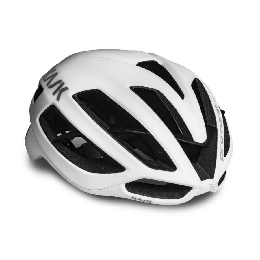 Capacete de ciclismo kask protone icon wg11 branco fosco - tam s