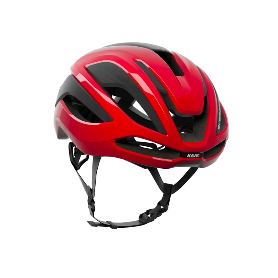 Capacete kask elemento wg11, vermelho - m